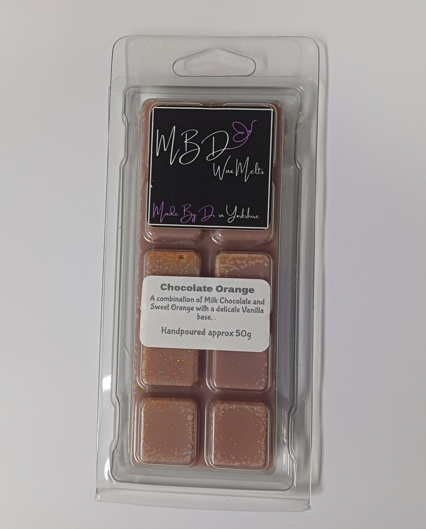 Chocolate Orange Wax Melts 50g Snap Bar