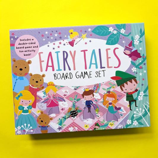 Fairy Tales Board Game Set - Includes 2 Games and Activity Book