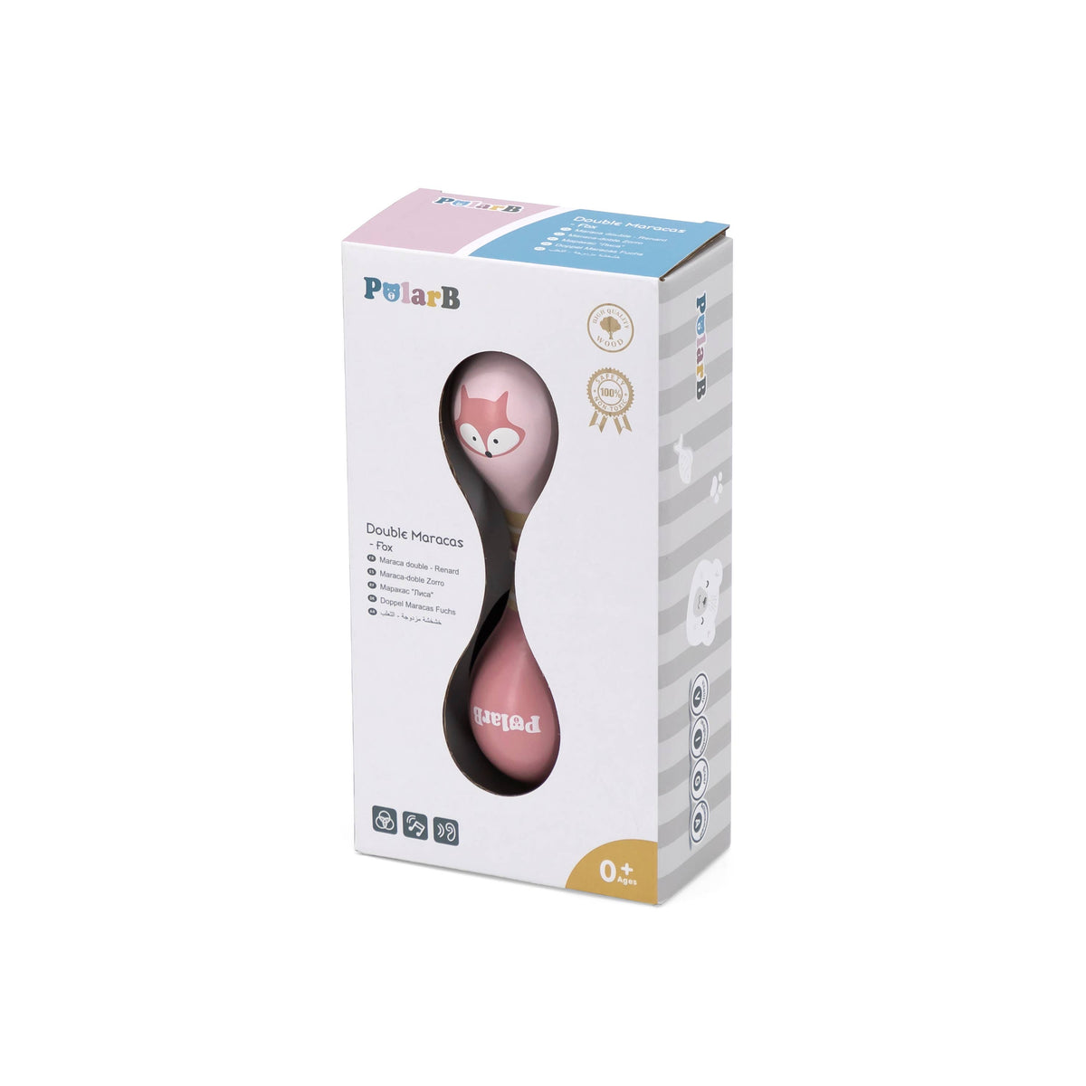 PolarB Double Wooden Maracas