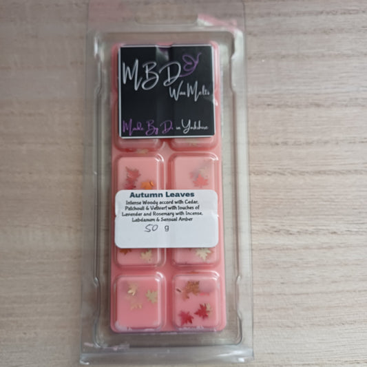 Autumn Leaves Wax Melts 50g Snap Bar