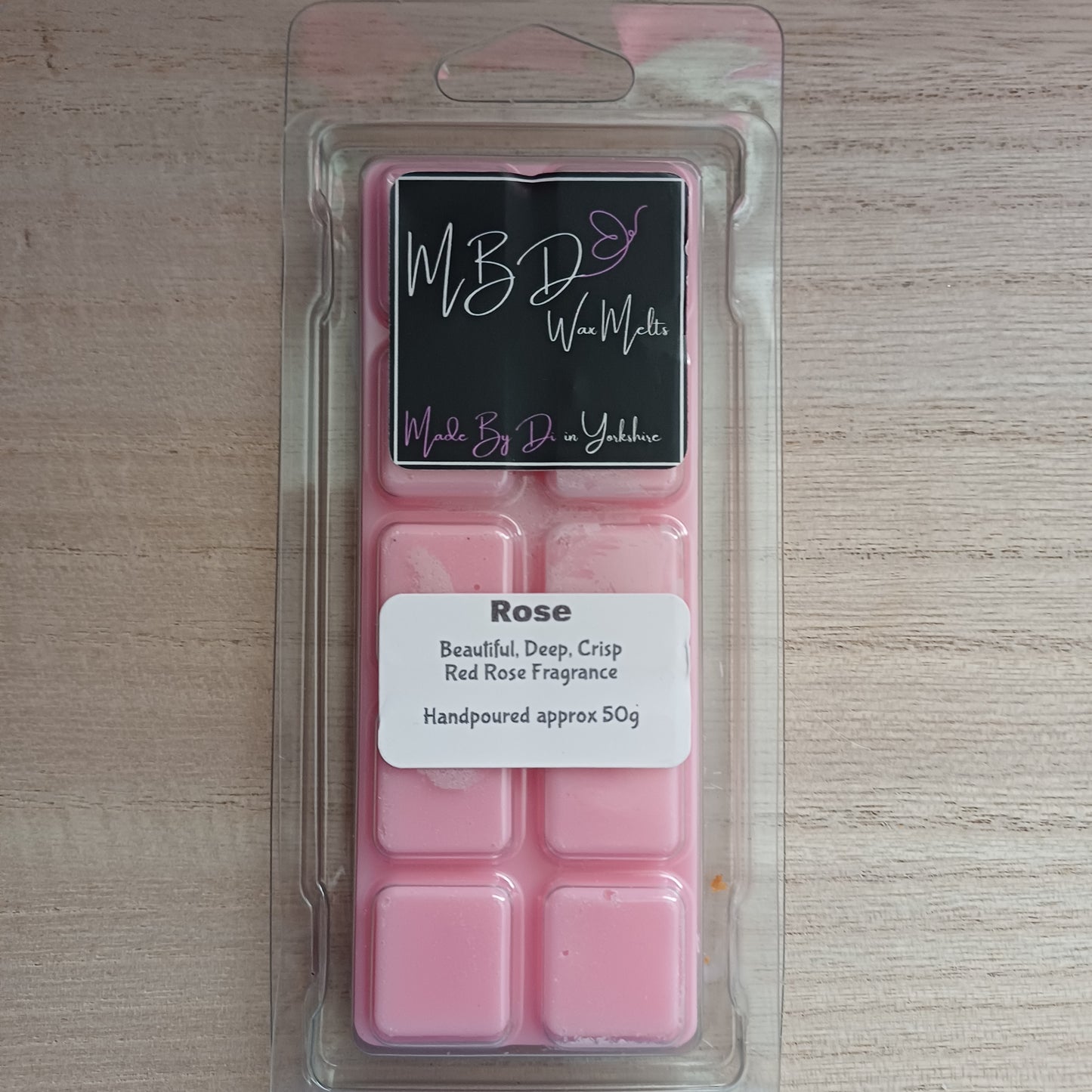 Rose Wax Melts 50g Snap Bar