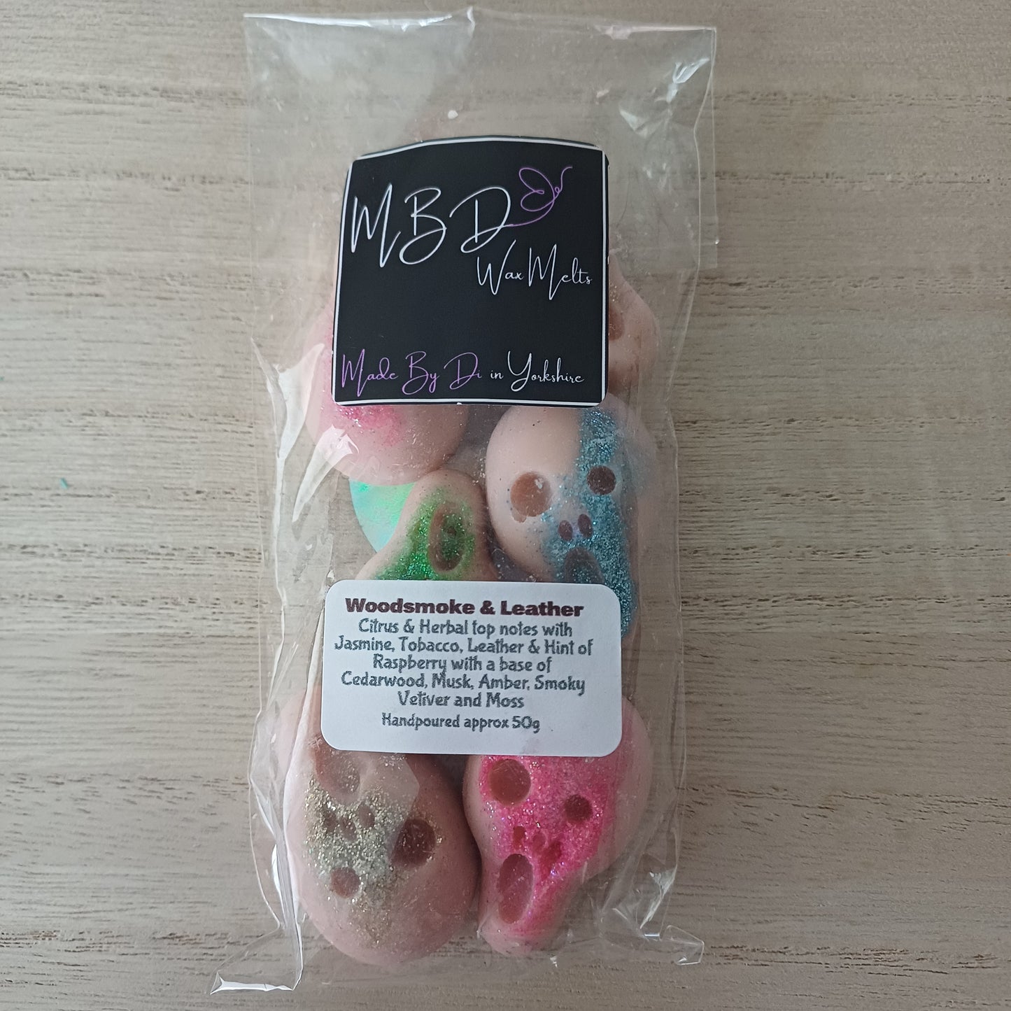 Woodsmoke & Leather Wax Melts