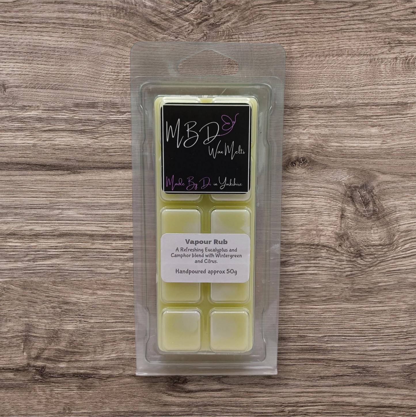 Vapour Rub Wax Melts 50g Snap Bar