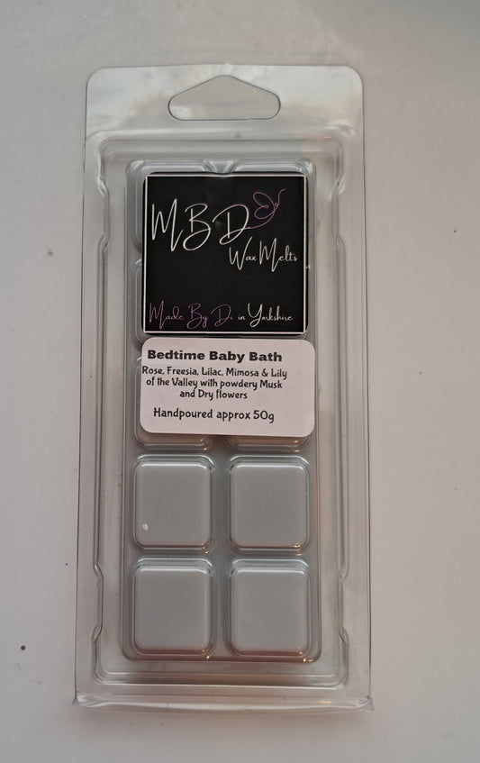 Bedtime Baby Bath Wax Melts 50g Snap Bar