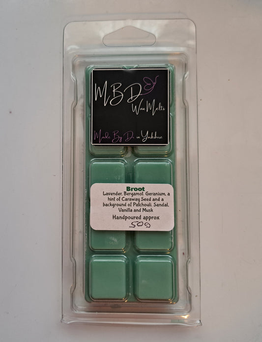 Broot Wax Melts 50g Snap Bar
