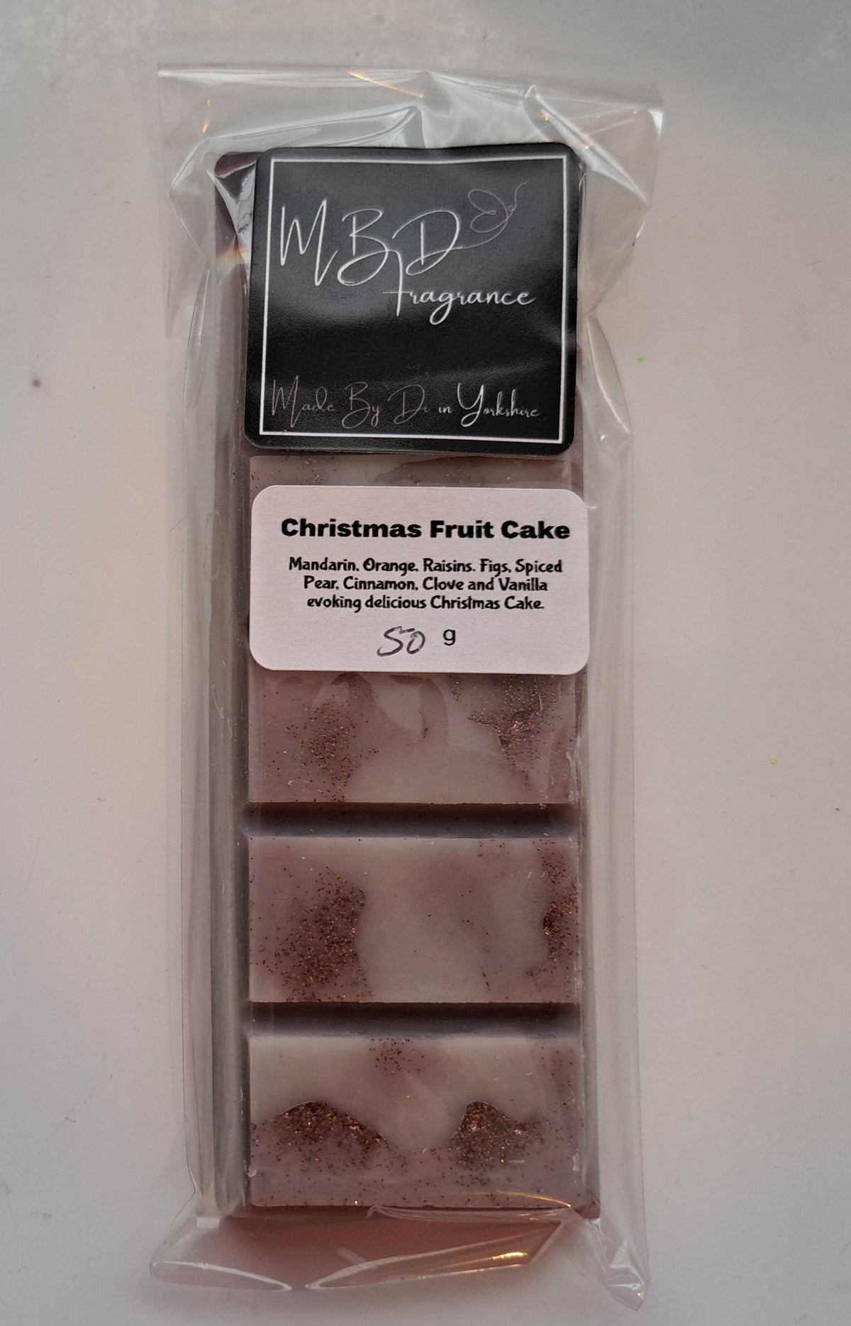 Christmas Fruit Cake Wax Melts 50g Snap Bar