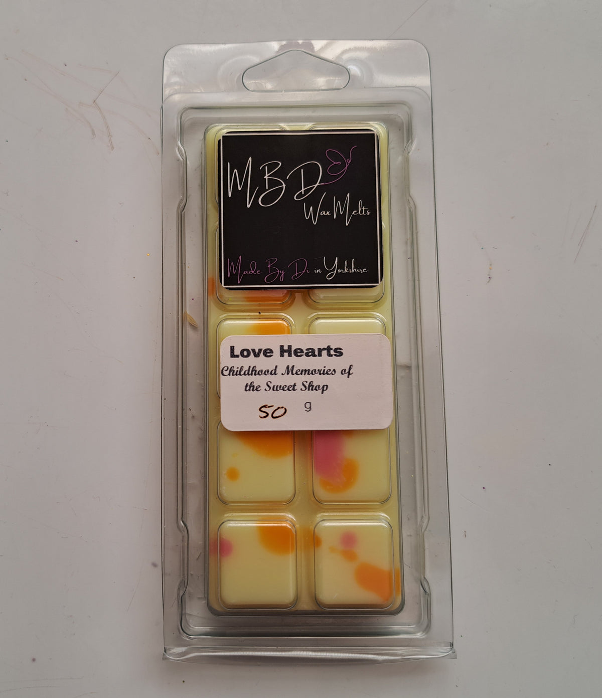 Love Hearts Wax Melts