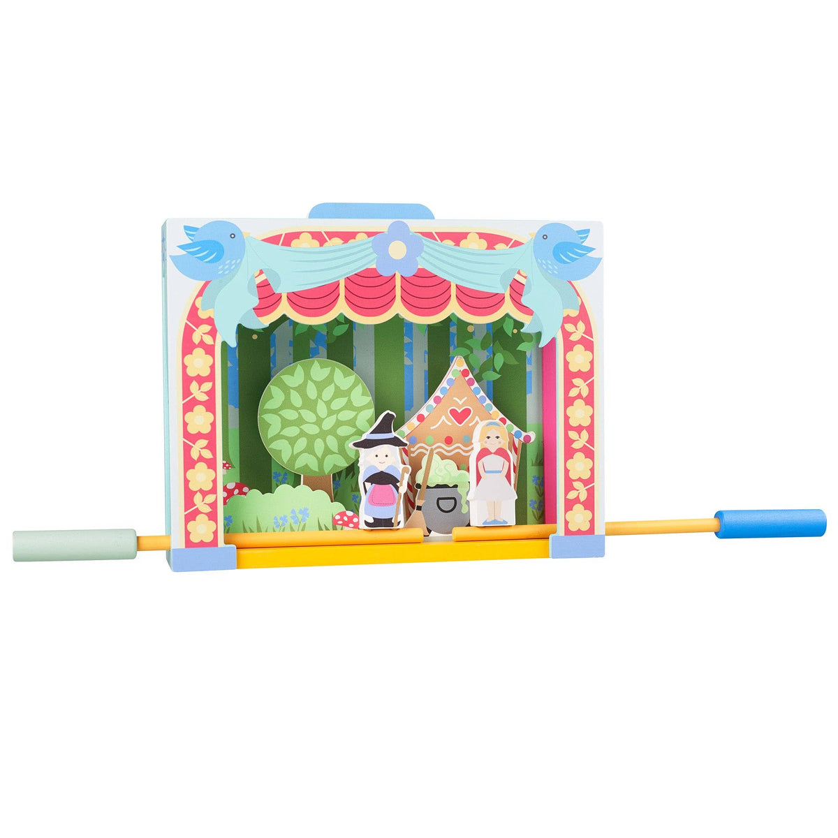 The Little Bluebird Wooden Tabletop Theatre