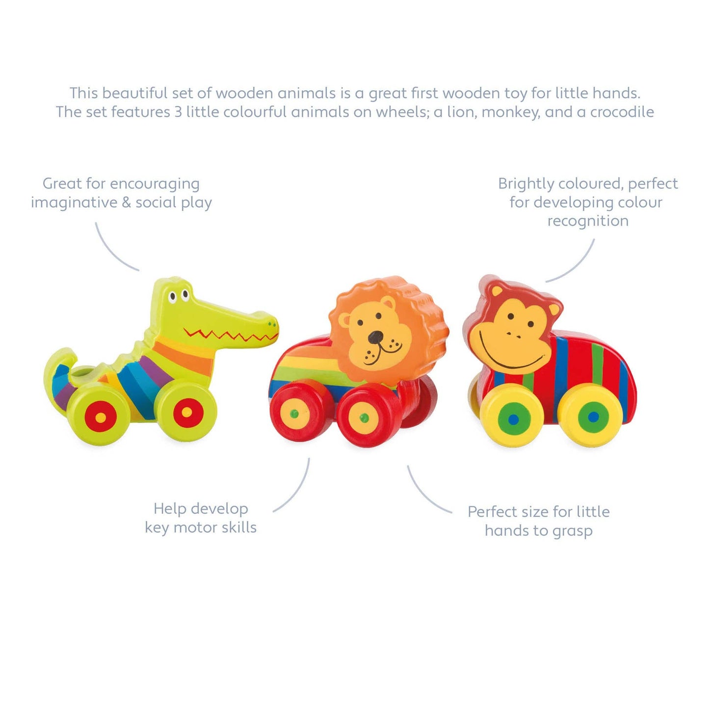 First Wooden Jungle Animals