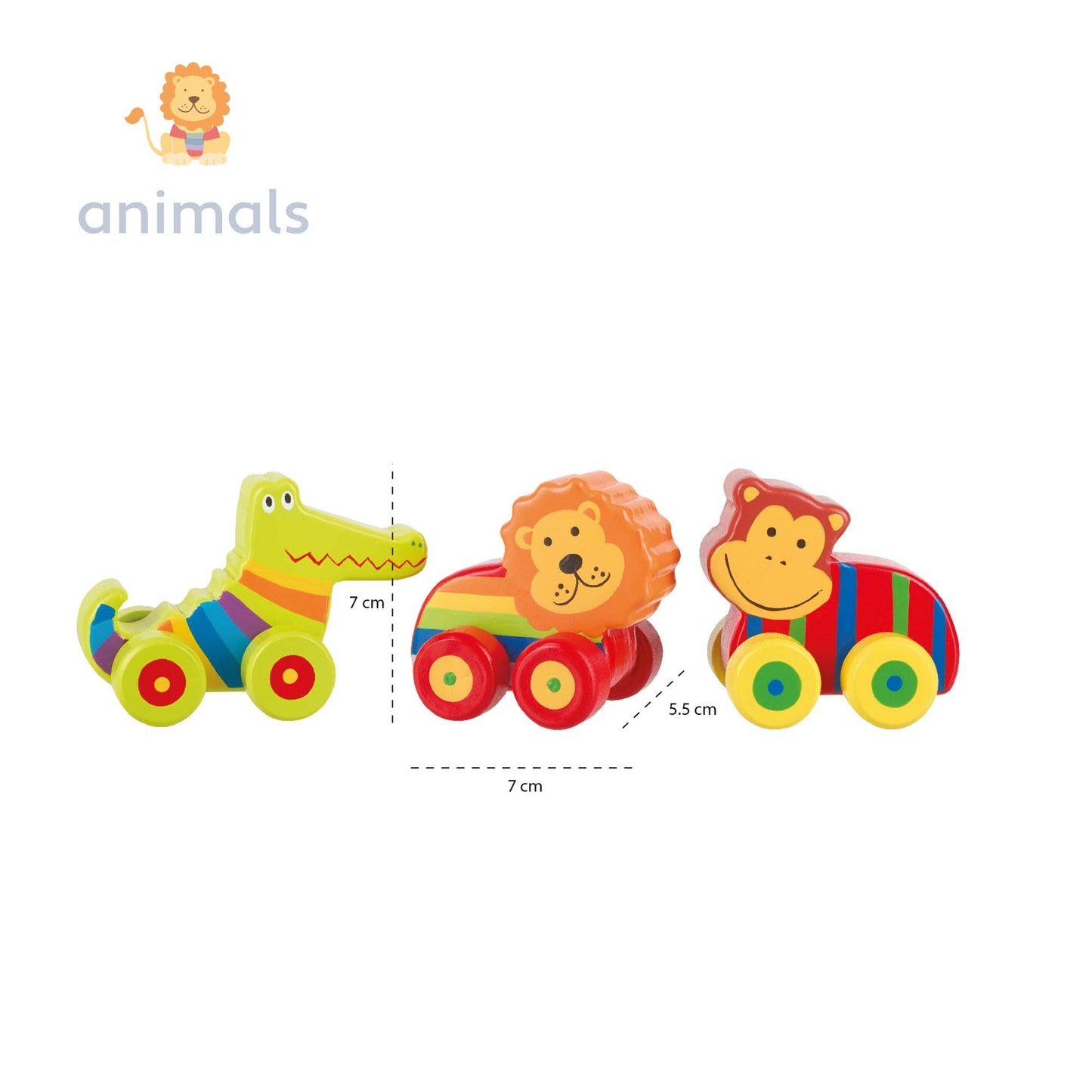 First Wooden Jungle Animals