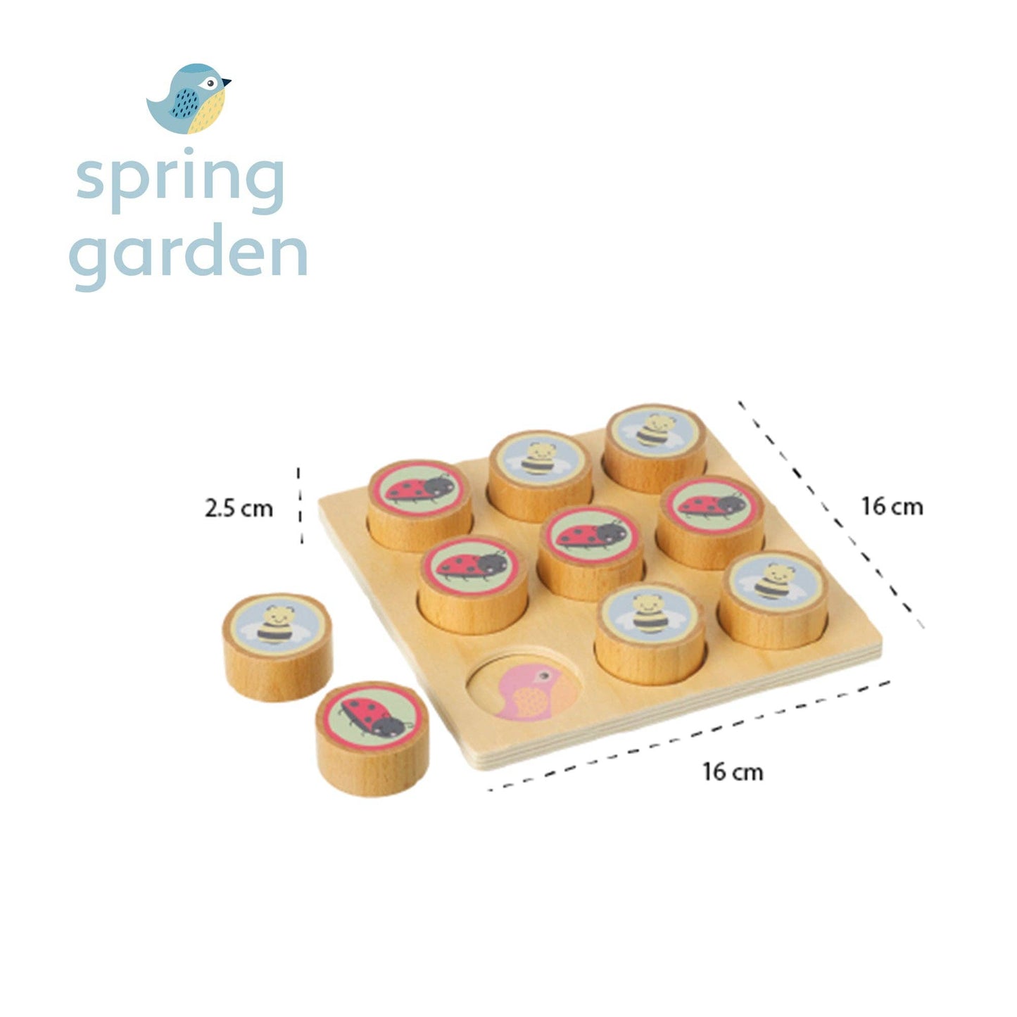 Spring Garden Tic Tac Toe
