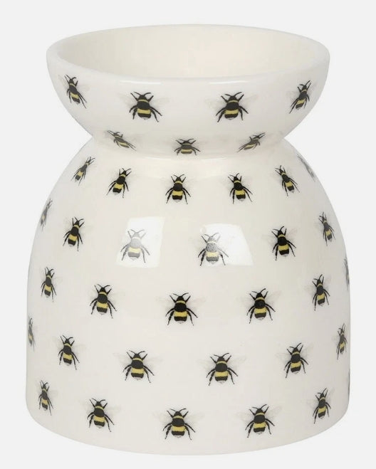 Wax Burner with all over Bee Pattern