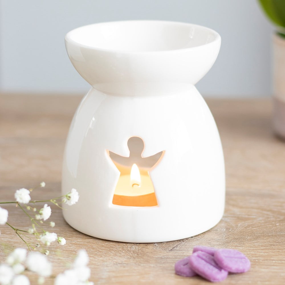 White Angel Cut-out Burner