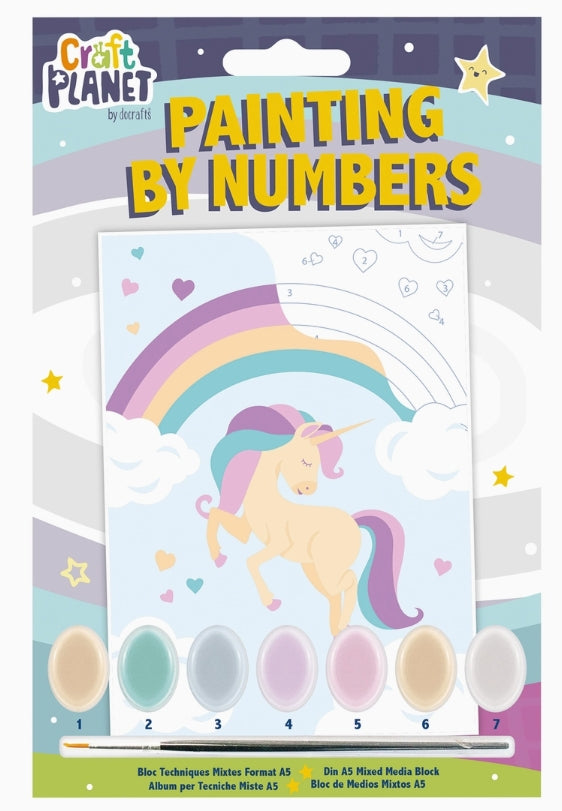 Craft Planet A5  Mini Paint by Numbers