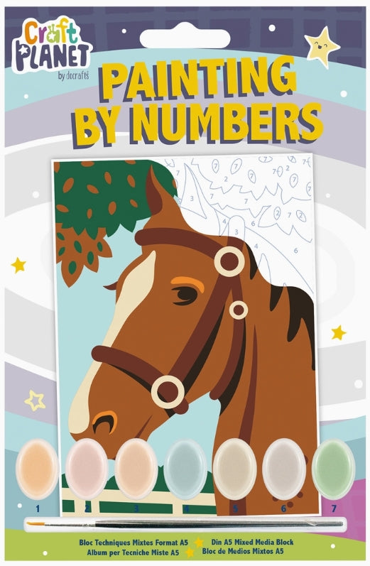 Craft Planet A5  Mini Paint by Numbers