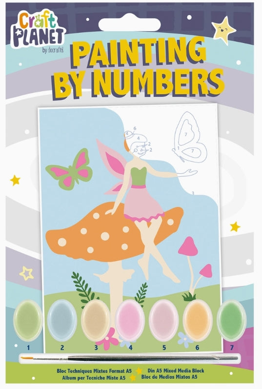 Craft Planet A5  Mini Paint by Numbers