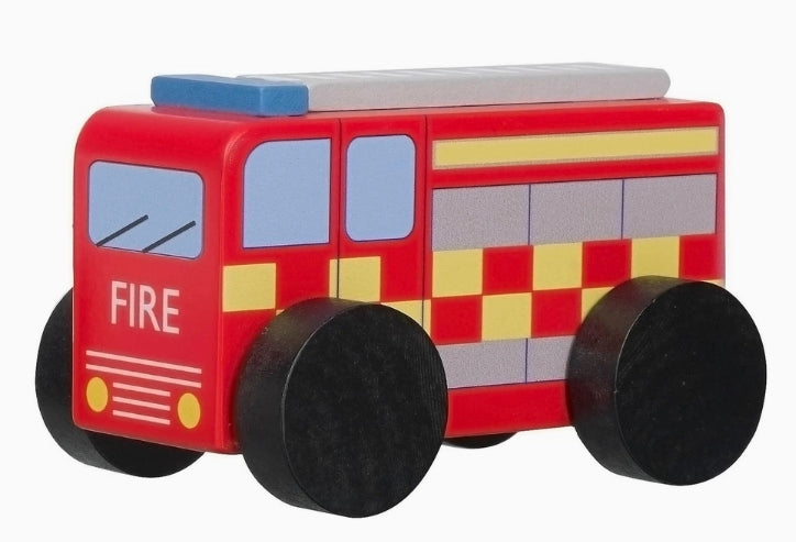 Chunky Wooden Fire Engine