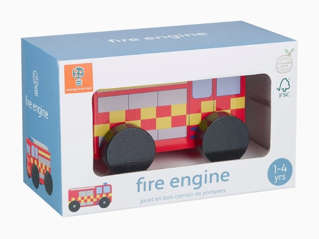 Chunky Wooden Fire Engine