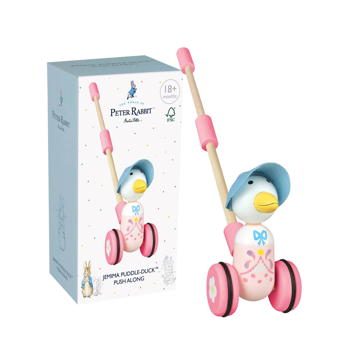 Jemima Puddle-Duck™ Wooden Boxed Push Along