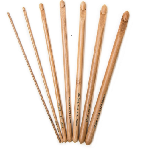 Pony Bamboo Crochet Hooks