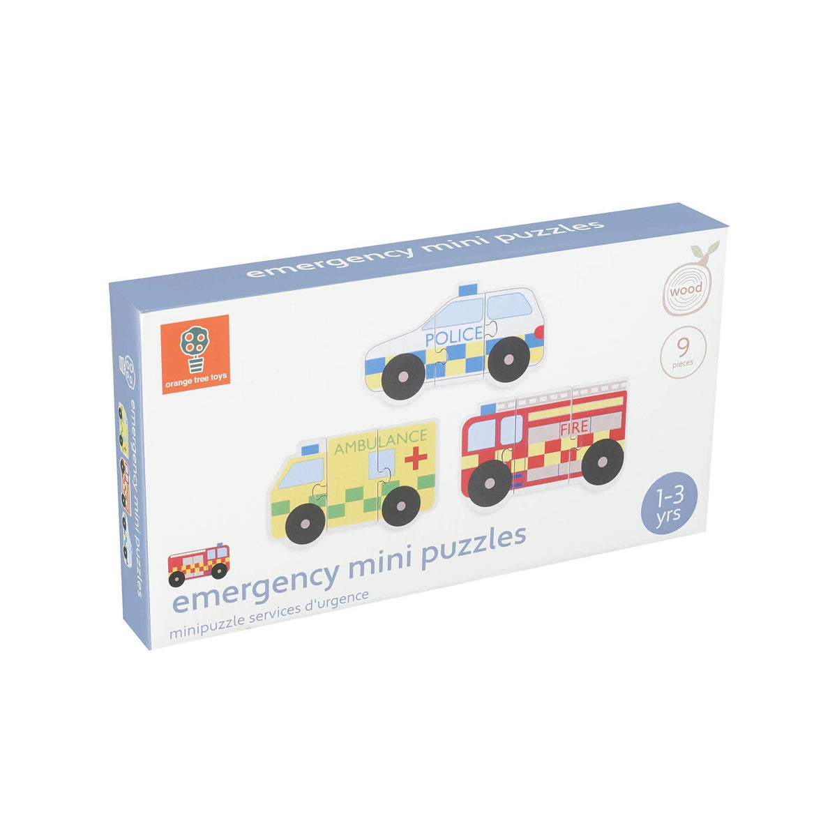 Emergency Services Wooden Mini Puzzles