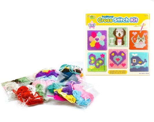 Traditional 6 in 1 Cross Stitch Kit
