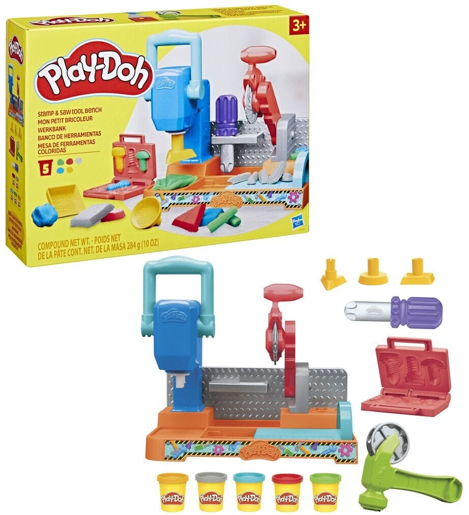 Playdoh Stamp & Saw Bench